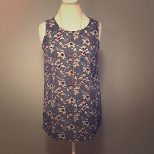 Pleione floral blouse